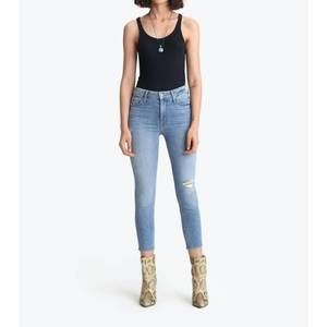 NEW MOTHER high waisted looker crop jean in let's kick it